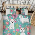 thumbnail image 3 of Schnauzer Dogs Duvet Cover and Pillowcase Set for Single Bedding, Bedroom Accessories for Kids Teens, 3 of 5