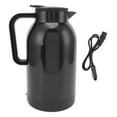 thumbnail image 2 of Car Heating Cup Portable Stainless Steel Electric Water Kettle for Tea Coffee Black 1300ML, 2 of 5