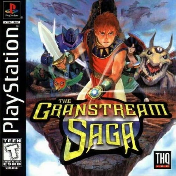 Restored Granstream Saga (Sony PlayStation 1, 1998) RPG Game (Refurbished)