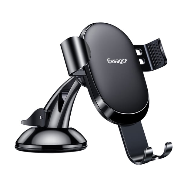 Essager Gravity Phone Holder Soporte para teléfono móvil para automóvil Soporte giratorio antideslizante de 360 grados, Montaje en tablero Speravity EL5277-01B