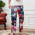thumbnail image 3 of Power Rangers Pajamas Pants 3D Printing Wide Leg PJ Pant Loungewear Casual Comfy Sleepwear Lounge Pants for Men Women2XL, 3 of 9