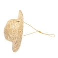 thumbnail image 3 of Sombrero de paja para niños, sombrero de playa con protección solar para niñas y niños, disfraz de granjero, sombrero tejido de ala ancha para verano y exteriores., 3 of 6