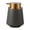 Black, variant on DQQ153 Soap Dispenser Ceramic with Easy-to-Press Pump 400ml Porcelain Soap Pitcher Lotion Bottle for Bathroom or Kitchen Sink