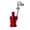 Red, variant on Exhaust Whistle Tip with Simulated Blow-Off Sound, 11x3cm Sporty Tailpipe Accessory for Cars, Secure Clamp-On Fit for 44-55mm Pipes, Red Blue Silver, Quick 5-Minute Install