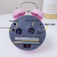 thumbnail image 3 of Reloj despertador de dormitorio Saytay, reloj despertador de Hello Kitty, reloj de escritorio para decoración del hogar de estudiantes (hy), 3 of 5