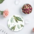 thumbnail image 4 of FMSHPON Ocean Sea Turtle Set of 6 Round Coaster for Drinks, Absorbent Ceramic Stone Coasters Cup Mat with Cork Base for Home Kitchen Room Coffee Table Bar Decor, 4 of 6