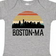 thumbnail image 4 of Inktastic Boston Massachusetts Skyline Sunset Boys or Girls Baby Bodysuit, 4 of 5