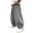 Gray, variant on QTBIUQ Kids Baggy Balloon Pants with Side Pockets Elastic Waist for School Outdoor Daily Wear