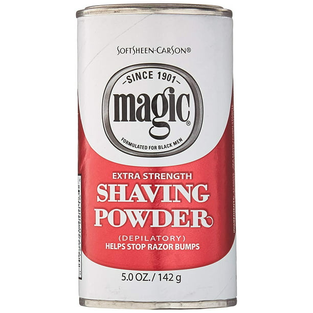 Magic Extra Strength Shaving Powder Red Can 5 Oz (6 Pack