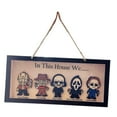 thumbnail image 2 of Marco de letrero de madera BLESIY con personajes de terror, 2 of 8
