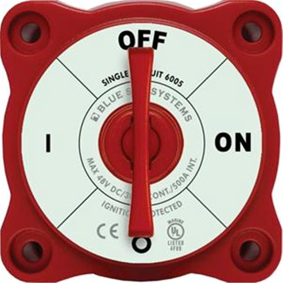 Blue Sea m-Series (Mini) Battery Switch Single Circuit ON/OFF