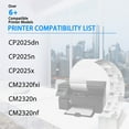 thumbnail image 2 of NineLeaf High Capacity Compatible Toner Cartridge Replacement for HP 304A CC530A work for Color Laser Jet CM2320n CP2025dn CM2320nf CP2025n Printer (Black,6 Pack), 2 of 8