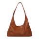 thumbnail image 1 of Bolso Hombro Compuesto Empalme PU Transpirable Compras para Mujeres (marrón), 1 of 9