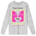 thumbnail image 4 of Pink Floyd Division Bell World Tour 94 Crew Neck Long Sleeve Athletic Heather Men's Tee-XXL, 4 of 5