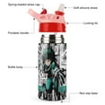 thumbnail image 7 of Kids Insulated Water Bottle - My Hero Academia 16.9 Oz Stainless Steel Travel Bottle with Straw, Double Wall Vacuum Insulated Water Bottles for Boys Girls, 7 of 7