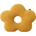 thumbnail image 1 of Nordic Style. Flower-Shaped and Ball Throw Pillows. Sofa Cushions. Plush Throw Pillow.(Flower 45cm (17.71inch), Turmeric Flower), 1 of 4