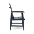thumbnail image 6 of Tcbosik 2 Pack Dining Chairs for Outdoor, Acacia Wood Armchair, Lounge Chair for Porch, Lawn, Garden, Easy Assembly, Navy Blue, 6 of 10