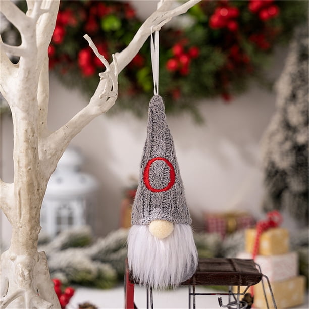 RKSTN Doll Pendant Christmas Hat Faceless Baby Pendant Old Man Dwarf Rudolph Doll