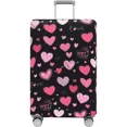 thumbnail image 1 of Housse de Bagage Housse de Compartiment à Bagages Housse de Protection pour 18-32 Pouces Résistante à l'Usure Housses Anti-Poussière Housses de Valise de Voyage Durables Voyage Noir love S, 1 of 6