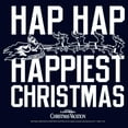 thumbnail image 2 of Men's National Lampoon's Christmas Vacation Hap Hap Happiest Christmas  Graphic T-Shirt, 2 of 5
