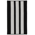 thumbnail image 1 of Colonial Mills Rug EV27R108X144S Everglades Vertical Stripe Braided Area Rug  Black Shadow - 9 x 12 ft., 1 of 1