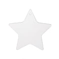 thumbnail image 1 of Llavero de plástico Portátil DIY DIY Pre-perforado de arte transparente transparente Crafts Haciendo protección Pintura Pintura Llavero STAR 7.5 CM 3MM Advancent HA012414-30, 1 of 7