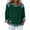Green, variant on Dgankt Long Sleeve Tops Women's Western Shirts Solid Color Casual Loose Long-Sleeve Top Collared Denim Patchwork Stitching Fashion Sweatshirt Pullover Top S-2XL