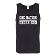 thumbnail image 2 of Wild Bobby One Nation Under God Inspirational/Christian Men Graphic Tank Top, Black, Small, 2 of 5