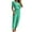 A-Green, variant on Women's Two Piece Tracksuit Summer Outfits Sets Short Sleeve V-Neck Tops with Sweatpants 2 Piece Outfits Long Pants Sets Workout Sweatsuits Joggers Sets Activewear A-Green M