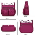 thumbnail image 4 of FORJOE Crossbody Purses for Women Shoulder Handbags Lightweight Waterproof Nylon Travel Bag Ladies Pocketbooks, 4 of 5