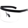 thumbnail image 1 of Gafas de gran tamaño Hombres y mujeres Protección a prueba de viento Visión clara Gafas de media cara Multifunción Viajes Lentes HD Montar al aire libre Sombrilla de verano Privacidad JAMW Sencillez, 1 of 4