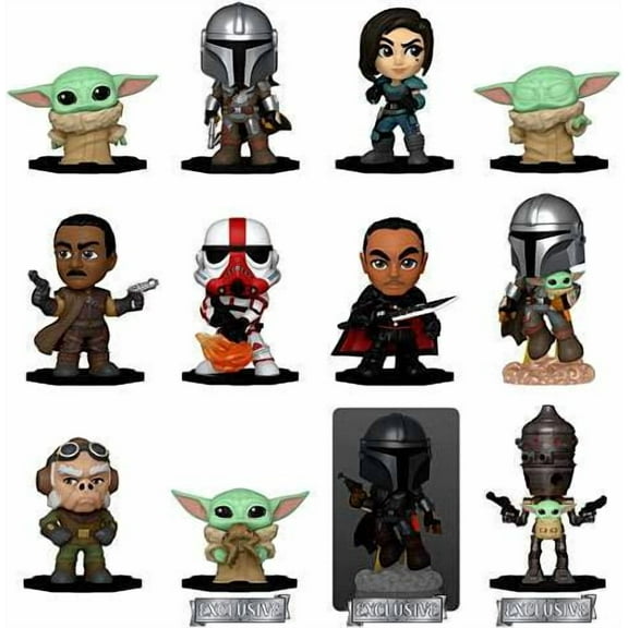 Funko Star Wars Mystery Minis The Mandalorian Mystery Box (12 Packs, Exclusive Version)