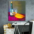 thumbnail image 5 of Epic Graffiti 'Wine Bread' by Ata Alishahi, Giclee Canvas Wall Art, 26"x30", 5 of 8