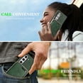 thumbnail image 5 of Designed for Samsung Galaxy Z Fold 7 Case, PU Leather + TPU Material, Detachable Magnetic Card Holder, Ultra Slim Lightweight Business Wallet Cover, Drop Protective Shockproof Classic Design, Green, 5 of 11
