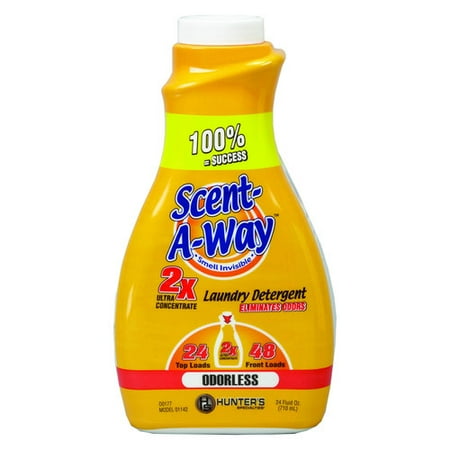 Scent-A-Way Odorless Laundry Detergent, 24oz