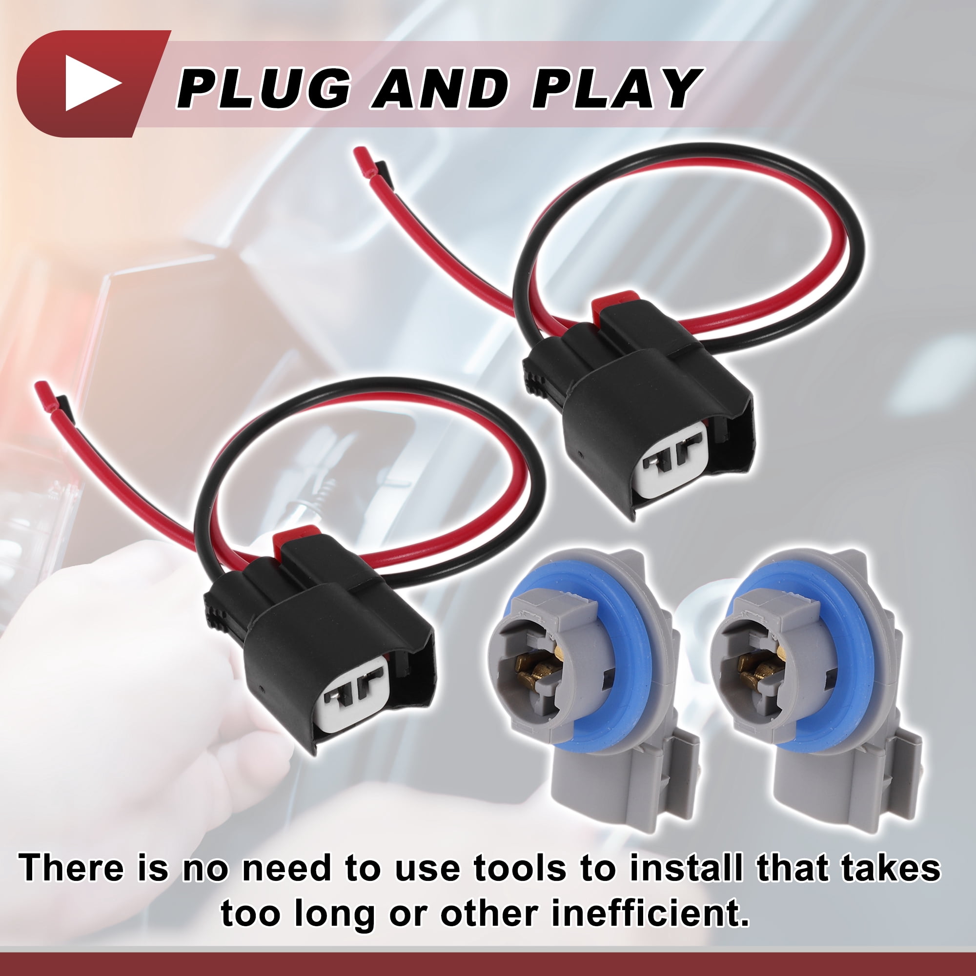 Unique Bargains Precisely Fit Backup Light Socket Wiring for Dodge Durango 2011-2013
