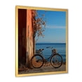 thumbnail image 5 of Designart "Deep Blue Explorer Bike" Bicycle Picture Framed Wall Decor, 5 of 5