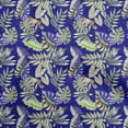 thumbnail image 1 of oneOone Cotton Poplin Dark Blue Fabric Tropical Leaf Sewing Craft Projects Fabric Prints By Yard 56 Inch Wide, 1 of 5