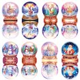 thumbnail image 1 of Tarjetas de felicitación JShteea Hechas A Mano DIY con pintura diamantes juego Navidad X 8 Piezas, 1 of 8