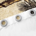 thumbnail image 5 of Lodge Cabin Blackout Curtains Woodland Animals Curtains 2 Panels 38"Wx54"L,Bear Moose Elk Deer Curtains & Drapes Farmhouse Cottage Reindeer Retro Pine Trees Rustic Home Decor, 5 of 6