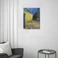 thumbnail image 3 of Vincent Van Gogh's Canvas Wall Art - Café Terrace at Night Classic Artwork Picture Print with Framed Famous Oil Painting Hang for Home Office Bedroom Living Room Wall Decor-12" X16", 3 of 7