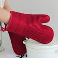 thumbnail image 7 of Heat Resistant Silicone Oven Gloves for Kitchen Baking, BBQ Grilling & Microwave, Non-Slip High Temp Cooking Mitts, Reusable Protective Hand Gear for Adults, Insulated Hot Pads for Handling Cookware, 7 of 7