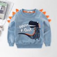 thumbnail image 2 of Sudadera linda de otoño con estampado de dibujos animados de manga larga para niños (azul claro 3-4T) Tmvgtek Para estrenar, 2 of 3