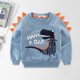 thumbnail image 1 of Sudadera linda de otoño con estampado de dibujos animados de manga larga para niños (azul claro 3-4T), 1 of 3
