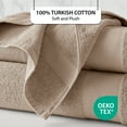 thumbnail image 3 of Regency Heights 2-Piece Oversized Bath Towel Set, 100% Turkish Cotton Bath Towels, Quick Dry, Super Absorbent Bath Towels, Beige, 35” x 70", 3 of 8