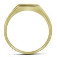 thumbnail image 2 of 10kt Yellow Gold Mens Round Diamond Band Ring 1/4 Cttw, 2 of 3