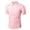 Pink-03, variant on Mens Short Sleeve Shirts Solid Color Casual Button Down Shirts Business Work Dress Shirts, White S