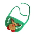 thumbnail image 4 of Lovely Bib for Small Dogs Puppy Cats/ Winter Pet Costume Accessories Gift Party Adjustable Decoration Soft Festival Dog Bandana/ , Green, 4 of 9