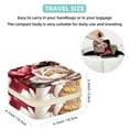 thumbnail image 5 of Peony Travel Portable Square Jewelry Stand with Box, Display, and Bracelet Holder - Ideal for Rings, Earrings, Necklaces, and More - Suitable for Girls and Women, 5 of 6