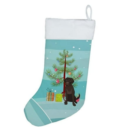 Labrador Retriever Chocolate #1 Christmas Christmas Stocking 13.5 in x 18 in